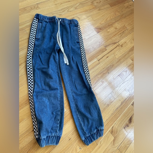 BDG Portia joggers with checker detail - Picture 2 of 3